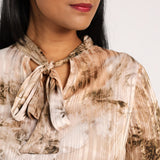 LADIES CIARRA LUREX BLOUSE