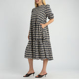 Printed Tiered Dress