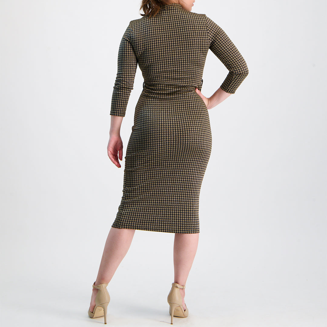 Black/Gold Bodycon Dress