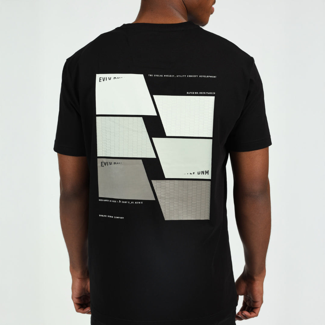 Evolve Black Printed Tee