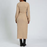Stone Wrap Dress