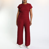 Maroon Basic Top