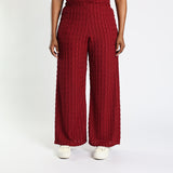 Maroon Basic Pants