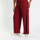 Maroon Basic Pants