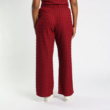 Maroon Basic Pants