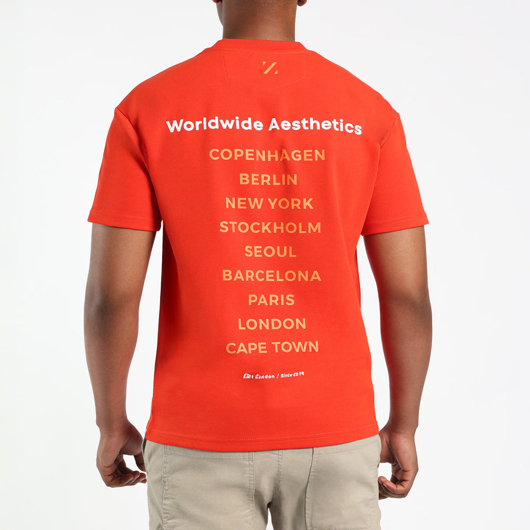 ZAFF FLAME ORANGE T-SHIRT