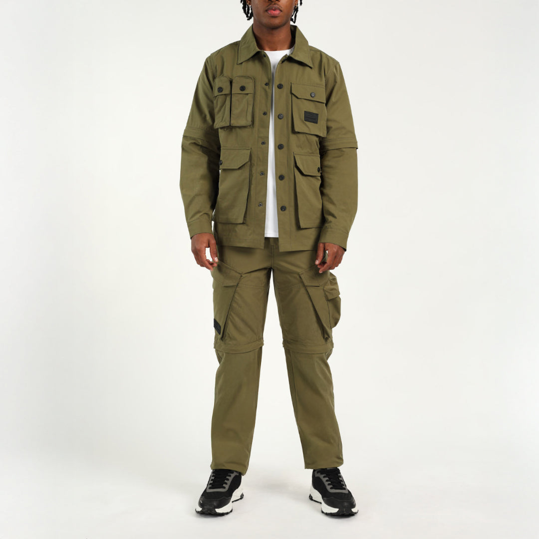 Mens Evolve Zip Off Shirt