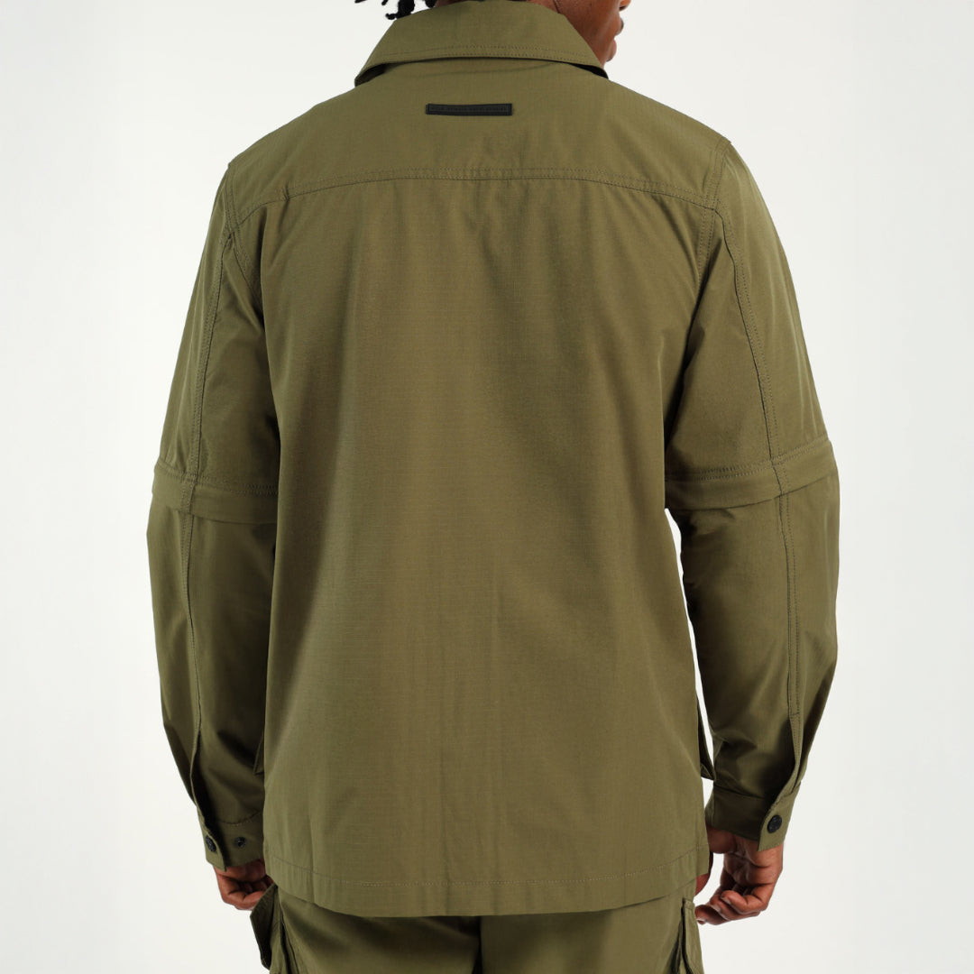 Mens Evolve Zip Off Shirt