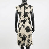 LADIES CIARRA BLACK/WHITE DRESS