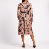 LADIES CIARRA MINK/BLACK DRESS