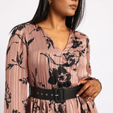 LADIES CIARRA MINK/BLACK DRESS