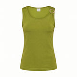Olive Sleeveless Top
