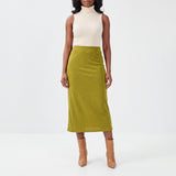 Olive Flare Skirt
