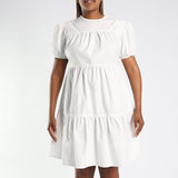 White Tiered Dress