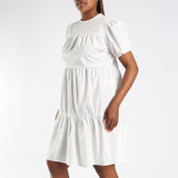 White Tiered Dress