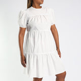 White Tiered Dress