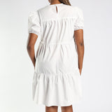 White Tiered Dress