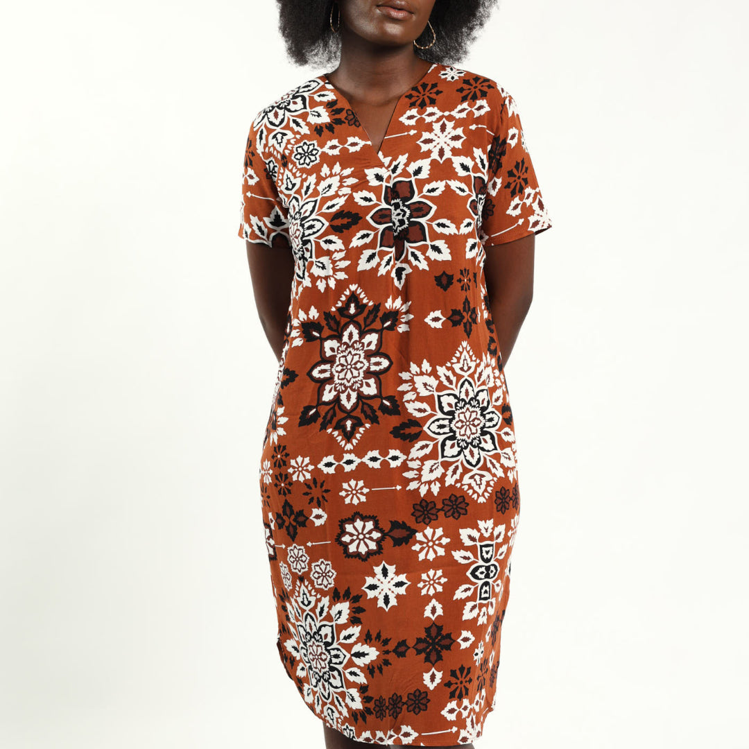 Printed Tunic Dress