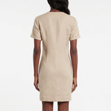 Stone Button Dress