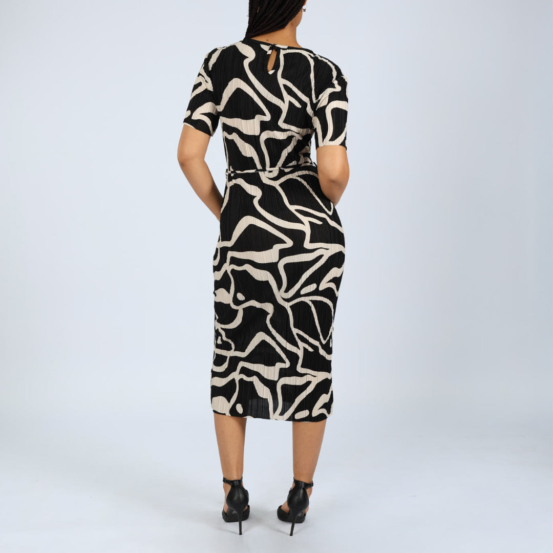 Floral 3/4 Sleeve Dress