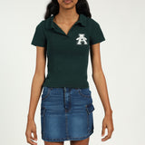GIRLSWEAR DENIM CARGO SKIRT MED WASH