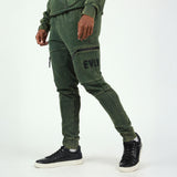 Mens Evolve Olive Cargo Jogger