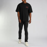 Mens Black Acid Wash Jeans. MODA Fashion Fusion