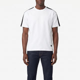 MENS ZAFF NAVY AND WHITE T-SHIRT