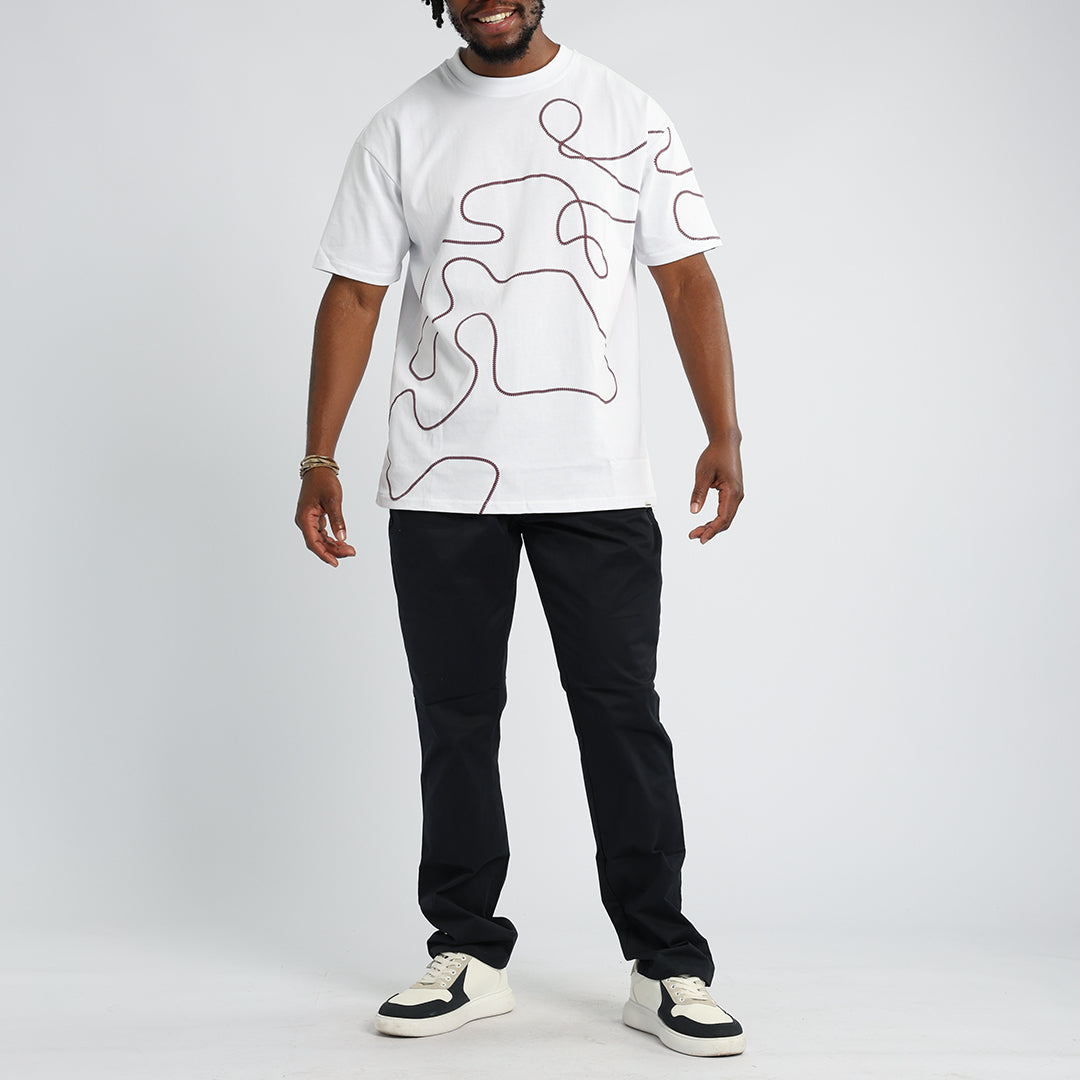 MENS ZAFF WHITE T-SHIRT