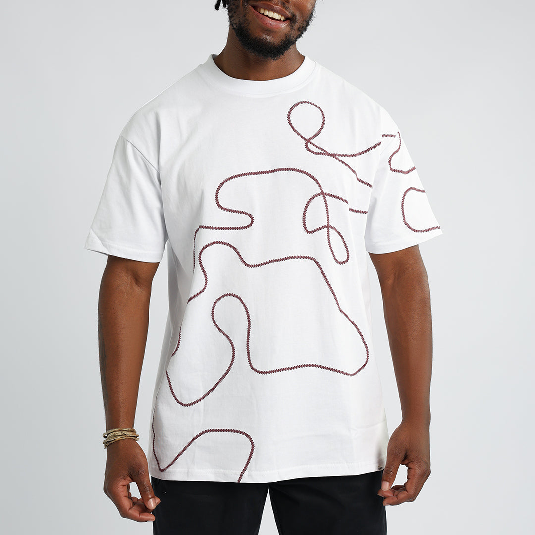 MENS ZAFF WHITE T-SHIRT
