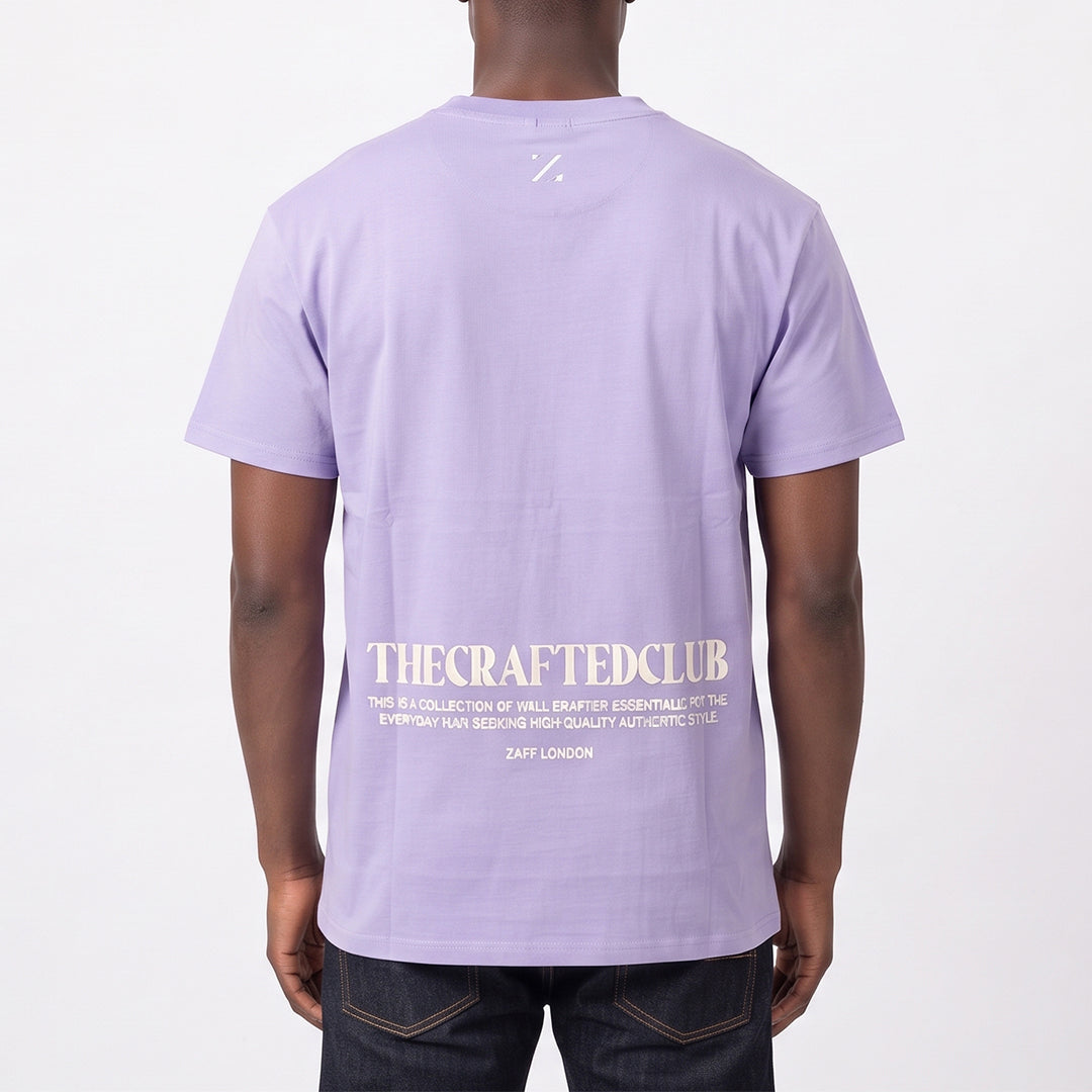MENS ZAFF LILAC T-SHIRT
