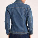 LADIES ALORA INDIGO DENIM LONG SLEEVE JACKET