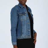 LADIES ALORA MID DENIM LONG SLEEVE JACKET