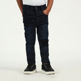 PRE BOYS MODA NAVY SULPHUR-DYE JEANS