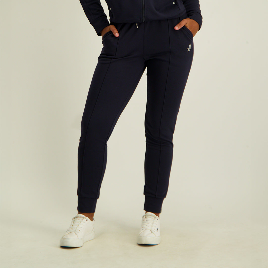 LADIES CIARRA NAVY PONTI JOGGER