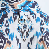 LADIES NAVY/STONE SHIRT