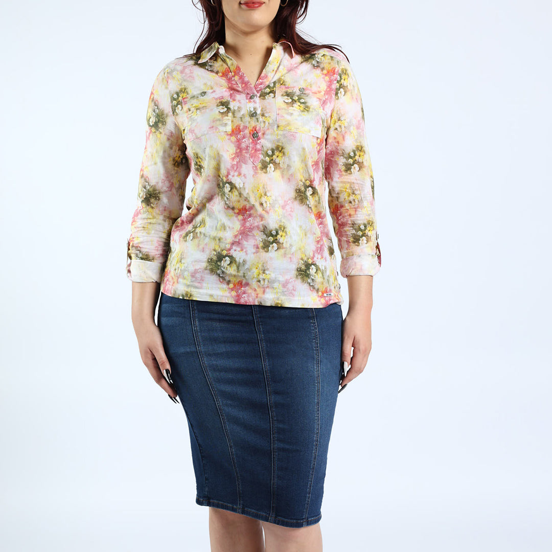 LADIES FLORAL SHIRT