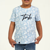 Pre Boys Blue &amp; White 2 Pack Tee