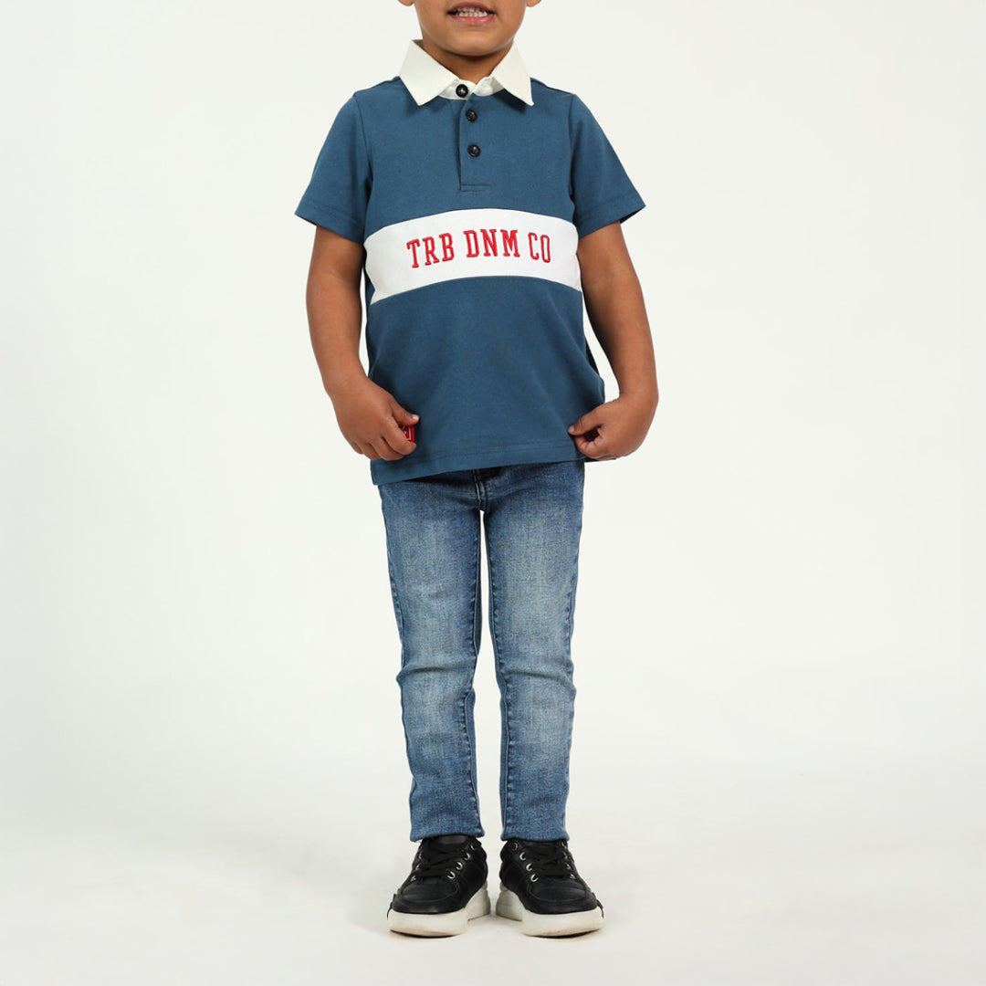 Pre Boys Colour Block Golfer