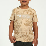 Pre Boys White Graphic T-shirt
