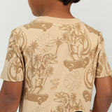 Pre Boys White Graphic T-shirt