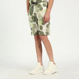 Boys Cream Printed Shorts