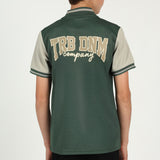 Boys Olive &amp; Stone Baseball Shirt