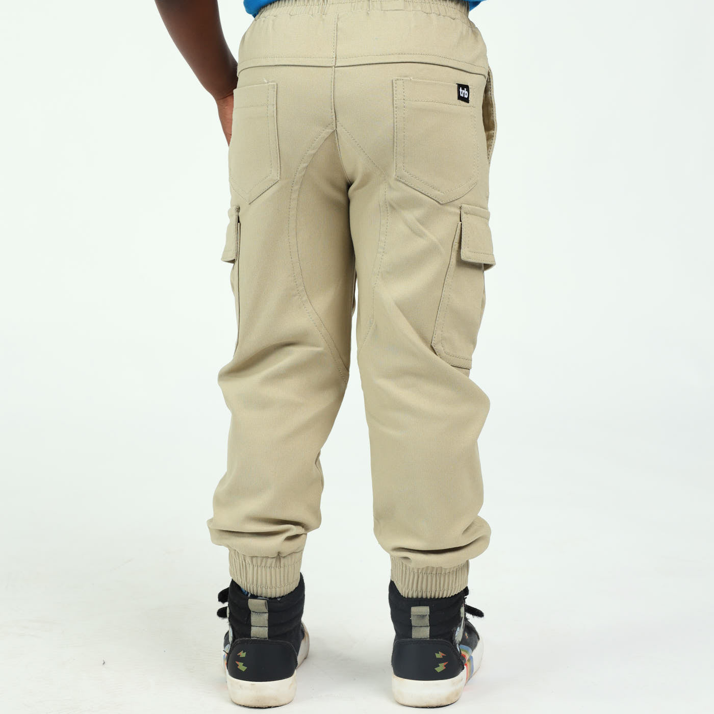Boys Stone Cargo Jogger