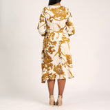LADIES PRINTED SHIRT DRESS