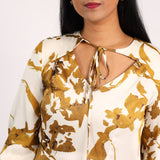 LADIES PRINTED SHIRT DRESS