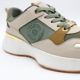 Ciarra Green And Taupe Sneaker