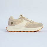 Trainer Sneaker.Straw Upper.