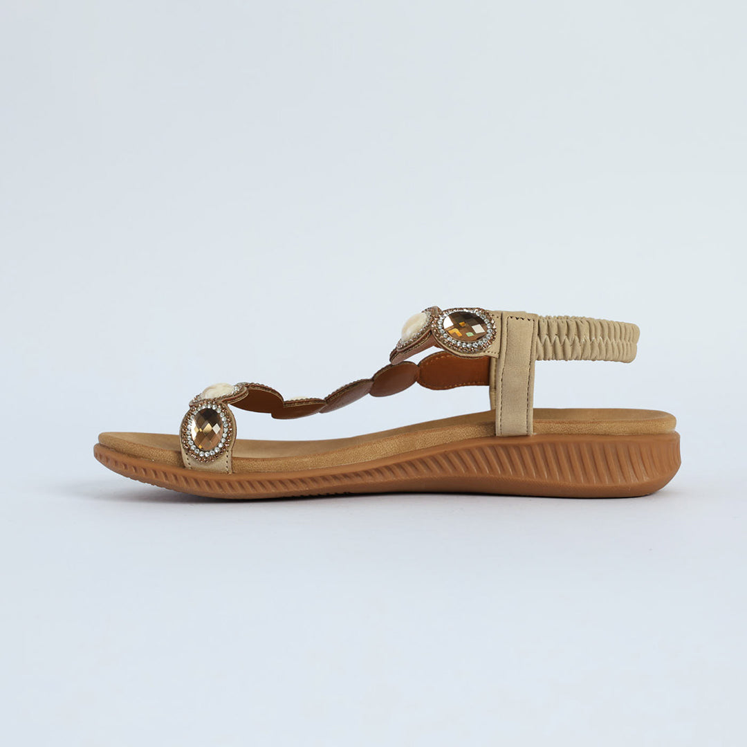 Comfort Sandal.Diamante Upper.