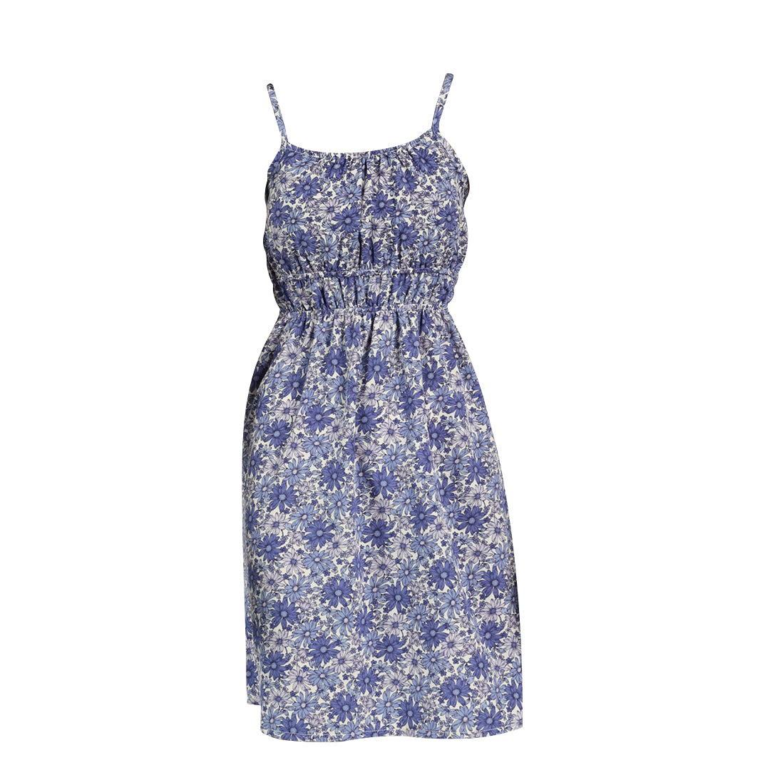 Blue Fashion Strappy Dress